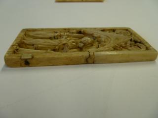 Wing, left (fragment of a diptych), 1 register, 1 arch across (plaquette) (Side)