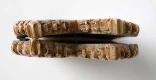 Gabled diptych, 2 registers (colonnettes) (Top)