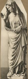 Statuette (part of a group); also known as Garnier Virgin (Vierge Garnier) (Front)