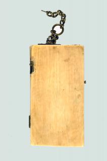 Diptych, 1 register, 1 ogee arch across (plaquettes) (Back)