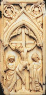 Diptych, 1 register, 1 arch across (plaquettes) (Wing, right)