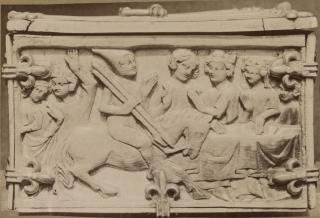 Casket (coffret; frise d'arcatures) (End, right)