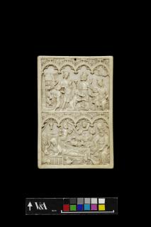 Writing tablet, 2 registers, 4 arches across (tablette à écrire; frise d'arcatures) (Front)