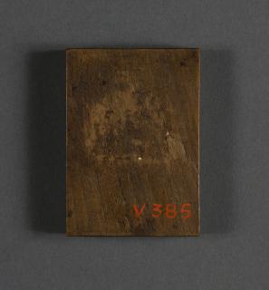 Openwork panel, 1 register, 3 arches across (plaque ajourée; frise d'arcatures) (Back)