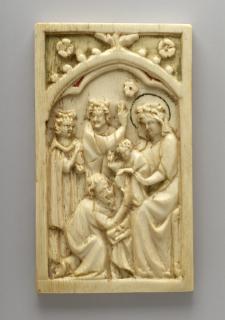 Writing tablet, 1 register, 1 arch across (plaquette; tablette à écrire) (Front)