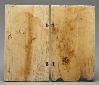 Wing, right (part of a diptych), 3 registers (Back)