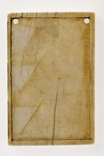 Writing tablet, 1 register, 3 arches across (frise d'arcatures; plaquette; tablette à écrire) (Back)