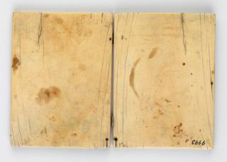 Diptych, 2 registers, 6 arches across (frise d'arcatures) (Back)