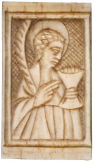 Panel (fragment of a tabernacle?), 1 register (plaquette) (Front)