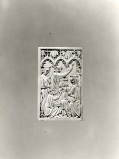 Double-sided panel, 1 register, 3 arches across (plaquette, frise d'arcatures) (Side 1)