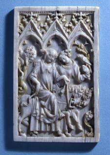 Panel (possibly a writing tablet), 1 register, 3 arches across (plaquette; frise d'arcatures; tablette à écrire) (Front)