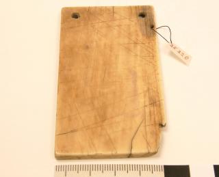 Wing, right (fragment of a diptych), 1 register, 2 arches across (frise d'arcatures; plaquette) (Back)
