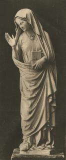 Statuette (part of a group); also known as Garnier Virgin (Vierge Garnier) (Front)