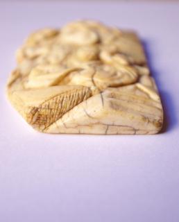 Fragment of pax (baiser de paix) (Side, left)
