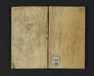 Diptych, 2 registers, 3 arches across (frise d'arcatures) (Back)