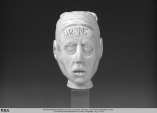 Rosary bead, 2 faces (chapelet) (Side 1)
