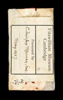 Panel, 1 register, 1 arch across (plaquette) (Back)