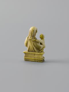 Statuette; inserted in a winged tabernacle (Back)