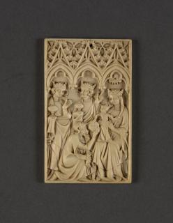 Panel, 1 register, 3 arches across (frise d'arcatures; plaquette) (Front)