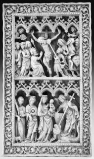 Panel, 2 registers, 5 arches across (plaquette; frise d'arcatures) (Front)