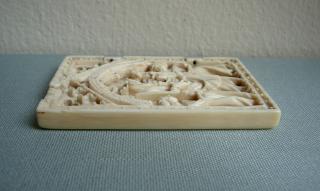 Wing, left (fragment of a diptych), 1 register, 1 arch across (plaquette) (Side)