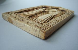 Ogee-shaped centre panel (fragment of a triptych); known as the Reliquary of saint Martha (Side)