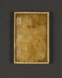 Writing tablet, 1 register, 3 arches across (frise d'arcatures; plaquette; tablette à écrire) (Back)