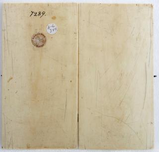 Diptych, 3 registers, 4 arches across (frise d'arcatures) (Back)