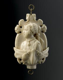 Rosary bead, 2 faces (chapelet) (Side 2)