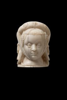 Rosary bead, 2 faces (chapelet) (Side 1)