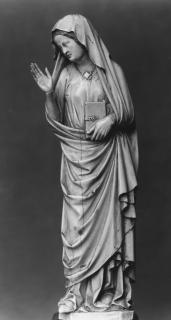 Statuette (part of a group); also known as Garnier Virgin (Vierge Garnier) (Front)
