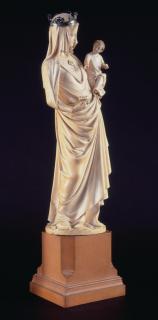 Statuette (part of a group); Virgin and Child from the Abbey Church of Saint-Denis (Vierge de Saint-Denis) (Side)