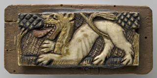 Panel (fragment of a box), 1 register (Front)