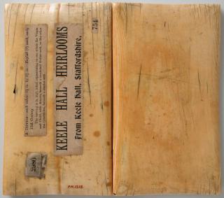 Diptych, 1 register, 1 arch across (plaquettes) (Back)