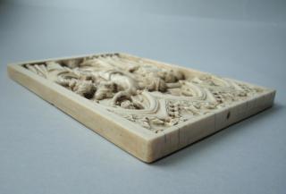 Wing, right (fragment of a diptych), 1 register, 3 arches across (frise d'arcatures; plaquette) (Side)