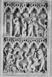 Panel, 2 registers, 5 arches across (frise d'arcatures) (Front)