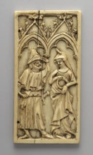 Writing tablet (tablette à écrire), 1 register, 2 arches across (plaquette; frise d'arcatures) (Front)
