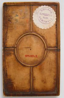 Writing tablet, 2 registers, 3 arches across (tablette à écrire; frise d'arcatures) (Back)