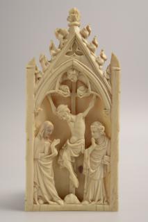 Gabled pax, 1 register, 1 arch across (baiser de paix) (Front)