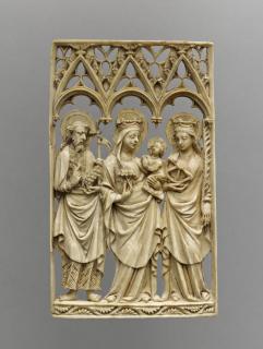 Openwork panel, 1 register, 3 arches across (frise d'arcatures; plaquette ajourée) (Front)