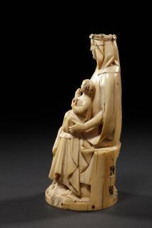 Statuette, certainly used as a reliquary (Side)