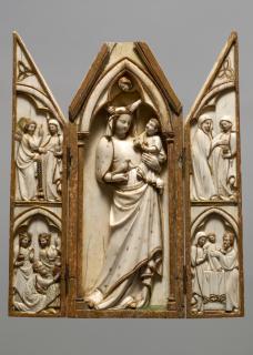 Gabled triptych (tabernacle) (Front)