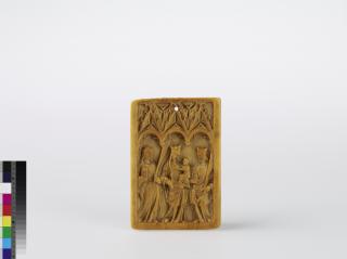 Panel, 1 register, 3 arches across (plaquette; frise d'arcatures) (Front)