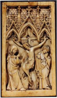 Panel, 1 register, 3 arches across (plaquette; frise d'arcatures) (Front)