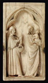 Panel (possibly fragment of a polyptych), 1 register, 1 arch across (plaquette) (Front)
