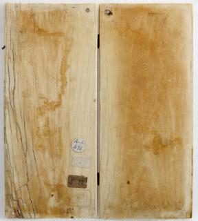Diptych, 2 registers, 3 arches across (frise d'arcatures) (Back)
