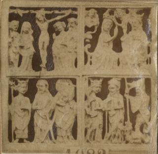 Openwork panel (plaquette ajourée), 2 registers (Front)