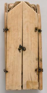 Gabled polyptych (tabernacle) (Closed, front)