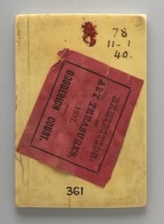 Panel, 1 register, 3 arches across (plaquette, frise d'arcatures) (Back)