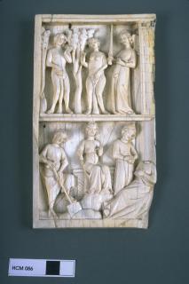 Wing, left (fragment of a diptych), 2 registers (Front)